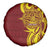Personalised Tonga High School Spare Tire Cover THS Tongan Ngatu Pattern - Polynesian Pride