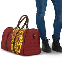 Personalised Tonga High School Travel Bag THS Tongan Ngatu Pattern - Polynesian Pride