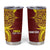 Personalised Tonga High School Tumbler Cup THS Tongan Ngatu Pattern - Polynesian Pride