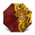 Personalised Tonga High School Umbrella THS Tongan Ngatu Pattern - Polynesian Pride