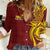 Personalised Tonga High School Women Casual Shirt THS Tongan Ngatu Pattern - Polynesian Pride
