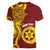 Personalised Tonga High School Women V-Neck T-Shirt THS Tongan Ngatu Pattern - Polynesian Pride
