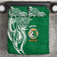 Personalised Liahona - Saineha High School Bedding Set Tongan Ngatu Pattern - Polynesian Pride