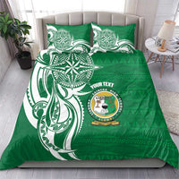 Personalised Liahona - Saineha High School Bedding Set Tongan Ngatu Pattern - Polynesian Pride