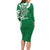 Personalised Liahona - Saineha High School Family Matching Long Sleeve Bodycon Dress and Hawaiian Shirt Tongan Ngatu Pattern - Polynesian Pride