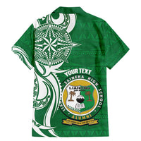 Personalised Liahona - Saineha High School Family Matching Mermaid Dress and Hawaiian Shirt Tongan Ngatu Pattern - Polynesian Pride