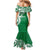 Personalised Liahona - Saineha High School Family Matching Mermaid Dress and Hawaiian Shirt Tongan Ngatu Pattern - Polynesian Pride
