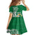 Personalised Liahona - Saineha High School Family Matching Off The Shoulder Long Sleeve Dress and Hawaiian Shirt Tongan Ngatu Pattern - Polynesian Pride