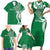 Personalised Liahona - Saineha High School Family Matching Short Sleeve Bodycon Dress and Hawaiian Shirt Tongan Ngatu Pattern - Polynesian Pride