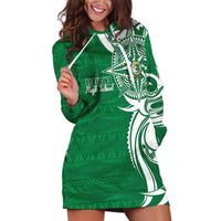Personalised Liahona - Saineha High School Hoodie Dress Tongan Ngatu Pattern - Polynesian Pride
