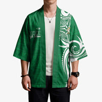 Personalised Liahona - Saineha High School Kimono Tongan Ngatu Pattern - Polynesian Pride