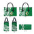 Personalised Liahona - Saineha High School Leather Bag Tongan Ngatu Pattern - Polynesian Pride