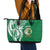 Personalised Liahona - Saineha High School Leather Tote Bag Tongan Ngatu Pattern - Polynesian Pride