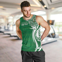 Personalised Liahona - Saineha High School Men Tank Top Tongan Ngatu Pattern - Polynesian Pride