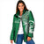 Personalised Liahona - Saineha High School Padded Jacket Tongan Ngatu Pattern - Polynesian Pride
