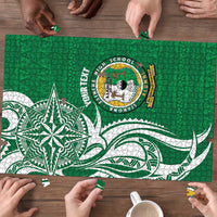 Personalised Liahona - Saineha High School Puzzle Tongan Ngatu Pattern - Polynesian Pride