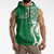 Personalised Liahona - Saineha High School Sleeveless Zip Hoodie Tongan Ngatu Pattern - Polynesian Pride