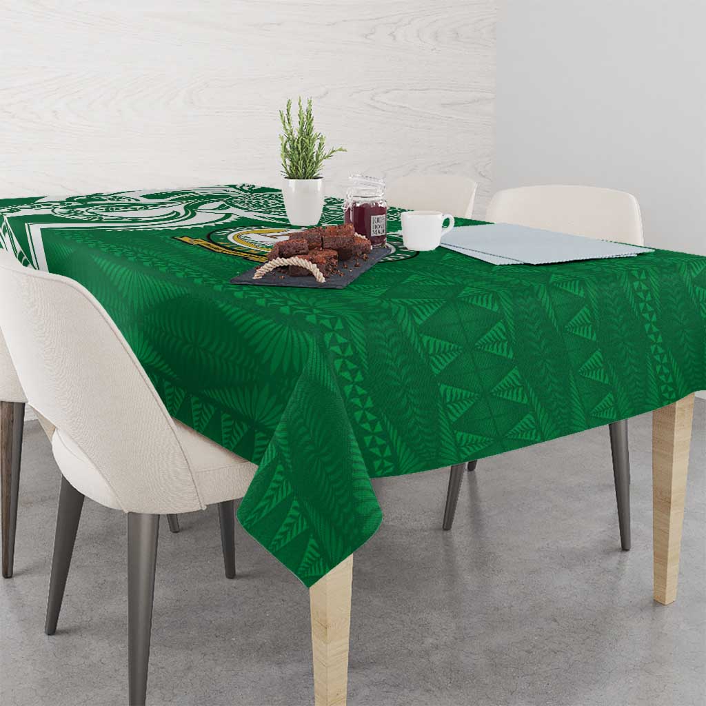 Personalised Liahona - Saineha High School Tablecloth Tongan Ngatu Pattern - Polynesian Pride