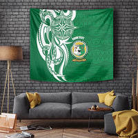 Personalised Liahona - Saineha High School Tapestry Tongan Ngatu Pattern - Polynesian Pride