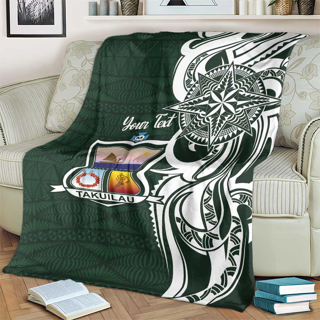 Personalised Tonga Takuilau College Blanket Est 1975 Tongan Ngatu Pattern - Polynesian Pride