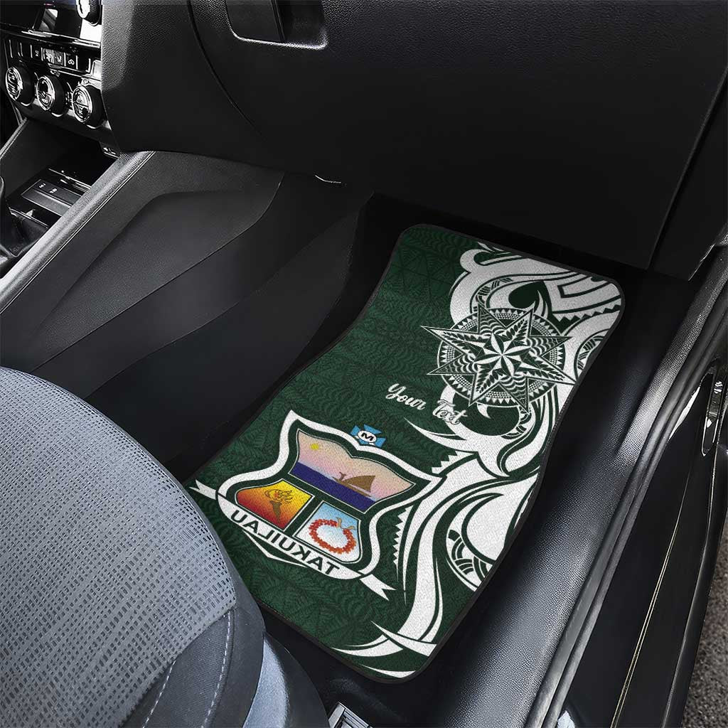 Personalised Tonga Takuilau College Car Mats Est 1975 Tongan Ngatu Pattern - Polynesian Pride
