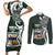 Personalised Tonga Takuilau College Couples Matching Short Sleeve Bodycon Dress and Long Sleeve Button Shirt Est 1975 Tongan Ngatu Pattern - Polynesian Pride