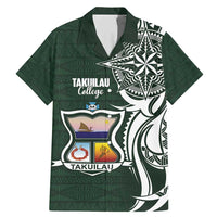 Personalised Tonga Takuilau College Family Matching Mermaid Dress and Hawaiian Shirt Est 1975 Tongan Ngatu Pattern - Polynesian Pride