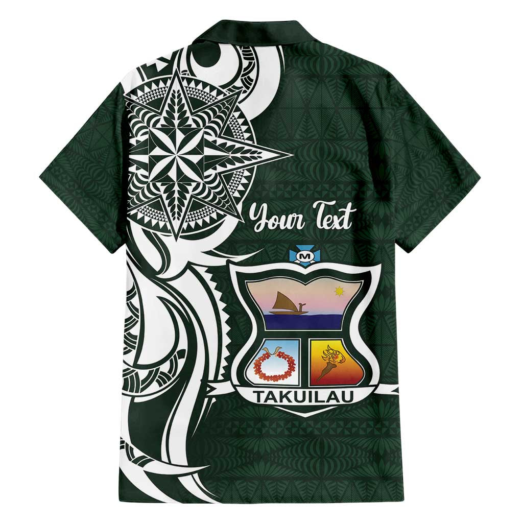Personalised Tonga Takuilau College Family Matching Off Shoulder Maxi Dress and Hawaiian Shirt Est 1975 Tongan Ngatu Pattern - Polynesian Pride
