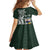 Personalised Tonga Takuilau College Family Matching Off Shoulder Short Dress and Hawaiian Shirt Est 1975 Tongan Ngatu Pattern - Polynesian Pride