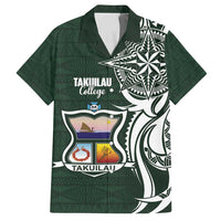Personalised Tonga Takuilau College Family Matching Summer Maxi Dress and Hawaiian Shirt Est 1975 Tongan Ngatu Pattern - Polynesian Pride