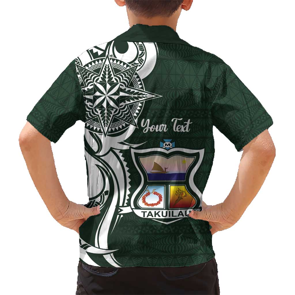 Personalised Tonga Takuilau College Hawaiian Shirt Est 1975 Tongan Ngatu Pattern - Polynesian Pride