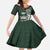 Personalised Tonga Takuilau College Kid Short Sleeve Dress Est 1975 Tongan Ngatu Pattern - Polynesian Pride