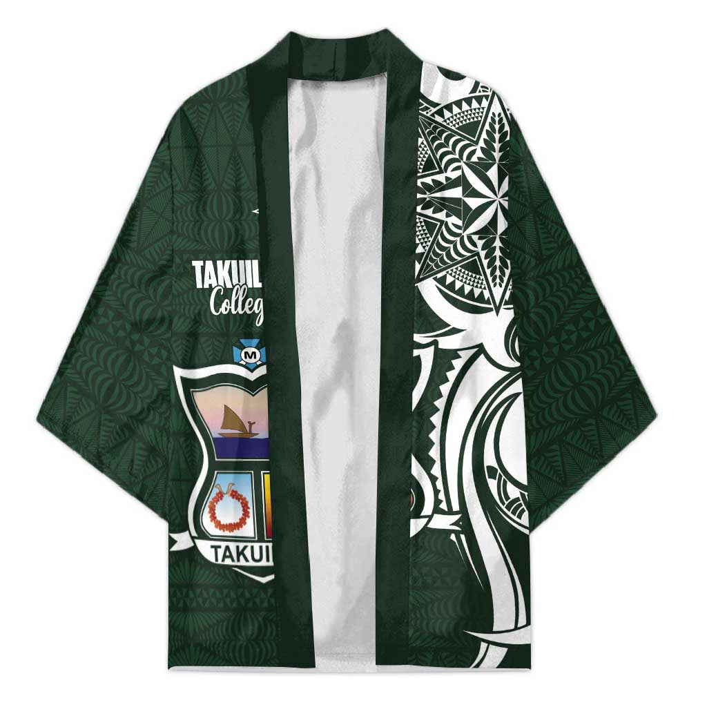 Personalised Tonga Takuilau College Kimono Est 1975 Tongan Ngatu Pattern - Polynesian Pride