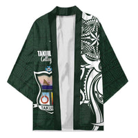 Personalised Tonga Takuilau College Kimono Est 1975 Tongan Ngatu Pattern - Polynesian Pride