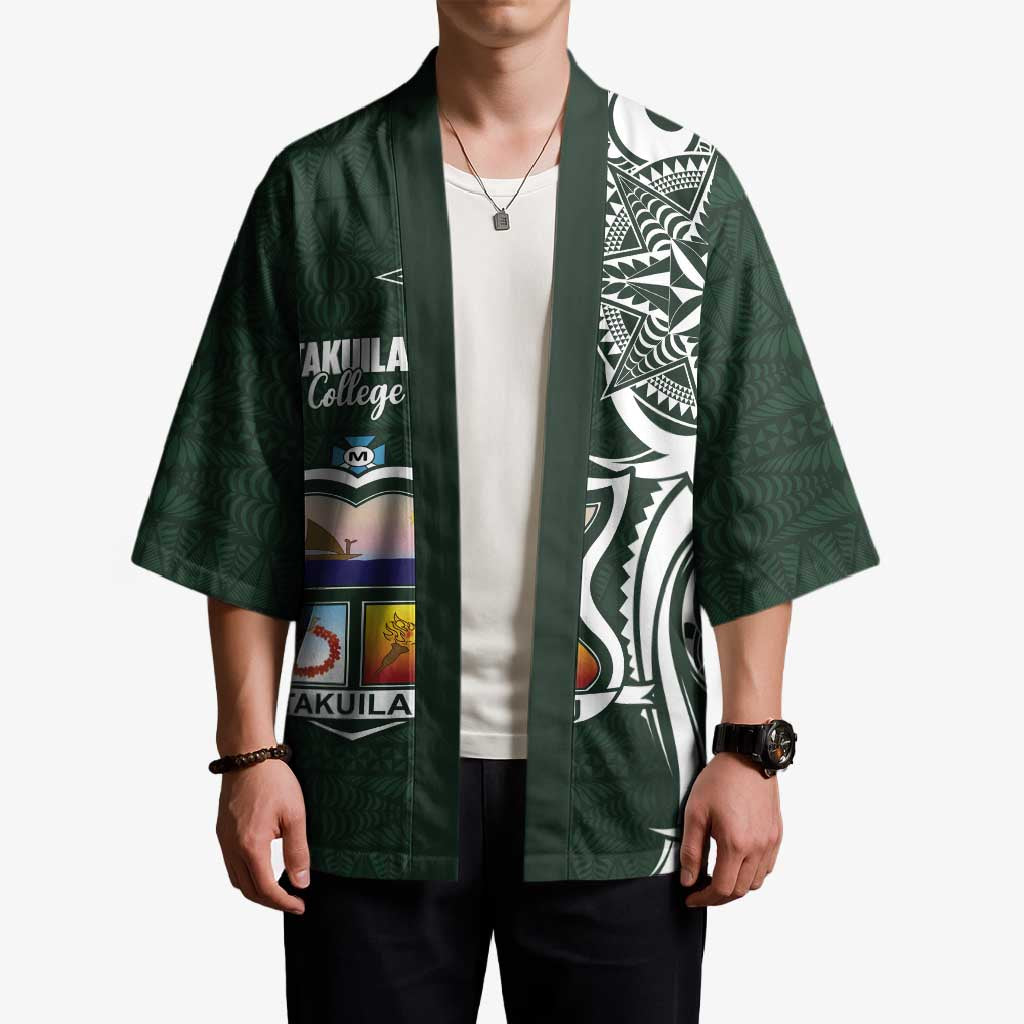 Personalised Tonga Takuilau College Kimono Est 1975 Tongan Ngatu Pattern - Polynesian Pride