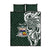 Personalised Tonga Takuilau College Quilt Bed Set Est 1975 Tongan Ngatu Pattern - Polynesian Pride