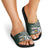 Personalised Tonga Takuilau College Slide Sandals Est 1975 Tongan Ngatu Pattern - Polynesian Pride