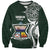 Personalised Tonga Takuilau College Sweatshirt Est 1975 Tongan Ngatu Pattern - Polynesian Pride