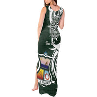 Personalised Tonga Takuilau College Tank Maxi Dress Est 1975 Tongan Ngatu Pattern - Polynesian Pride