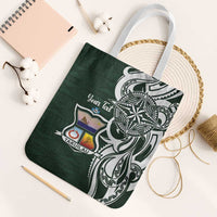 Personalised Tonga Takuilau College Tote Bag Est 1975 Tongan Ngatu Pattern - Polynesian Pride