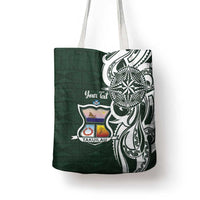 Personalised Tonga Takuilau College Tote Bag Est 1975 Tongan Ngatu Pattern - Polynesian Pride