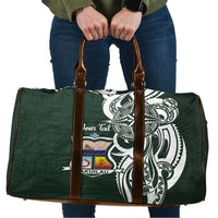 Personalised Tonga Takuilau College Travel Bag Est 1975 Tongan Ngatu Pattern - Polynesian Pride