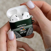 Personalised Tonga Takuilau College AirPods Case 50th Anniversary Ngatu Kupesi - Polynesian Pride