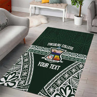 Personalised Tonga Takuilau College Area Rug 50th Anniversary Ngatu Kupesi - Polynesian Pride