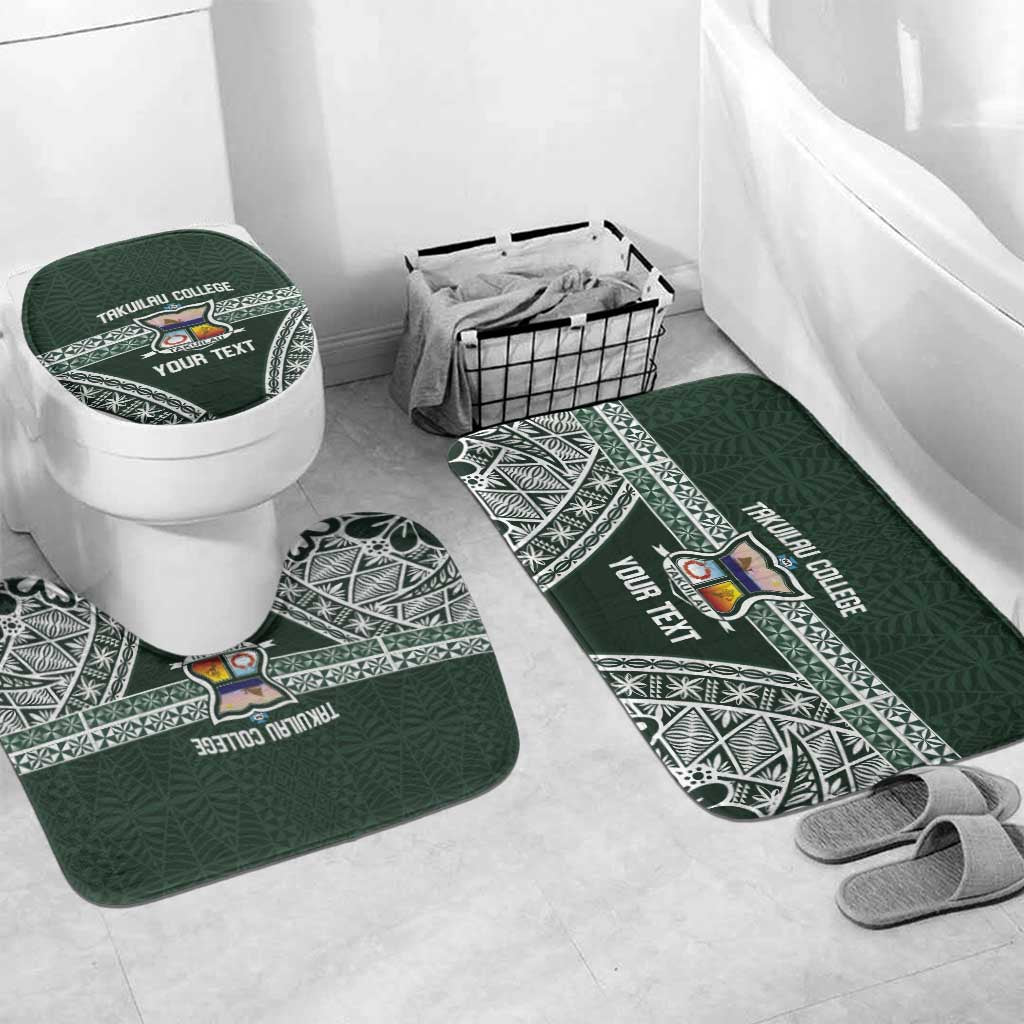 Personalised Tonga Takuilau College Bathroom Set 50th Anniversary Ngatu Kupesi - Polynesian Pride
