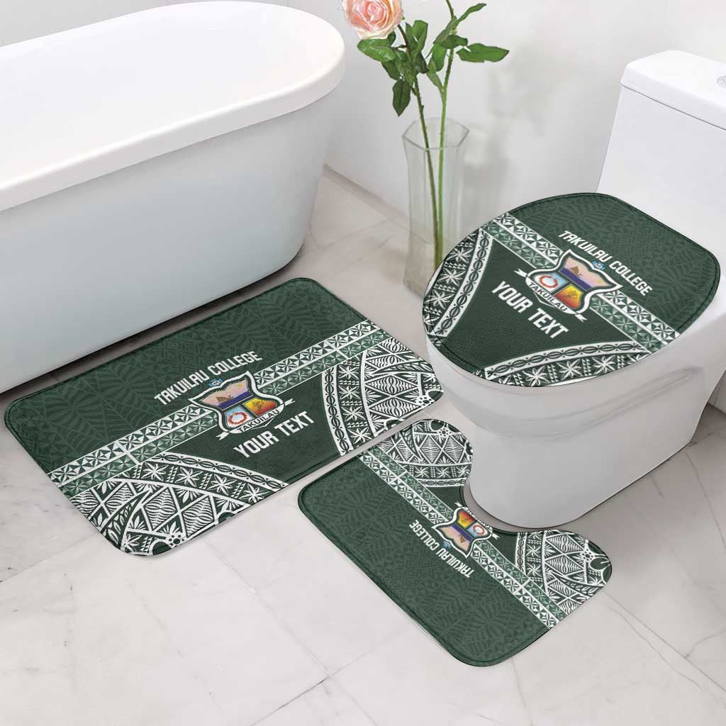 Personalised Tonga Takuilau College Bathroom Set 50th Anniversary Ngatu Kupesi - Polynesian Pride
