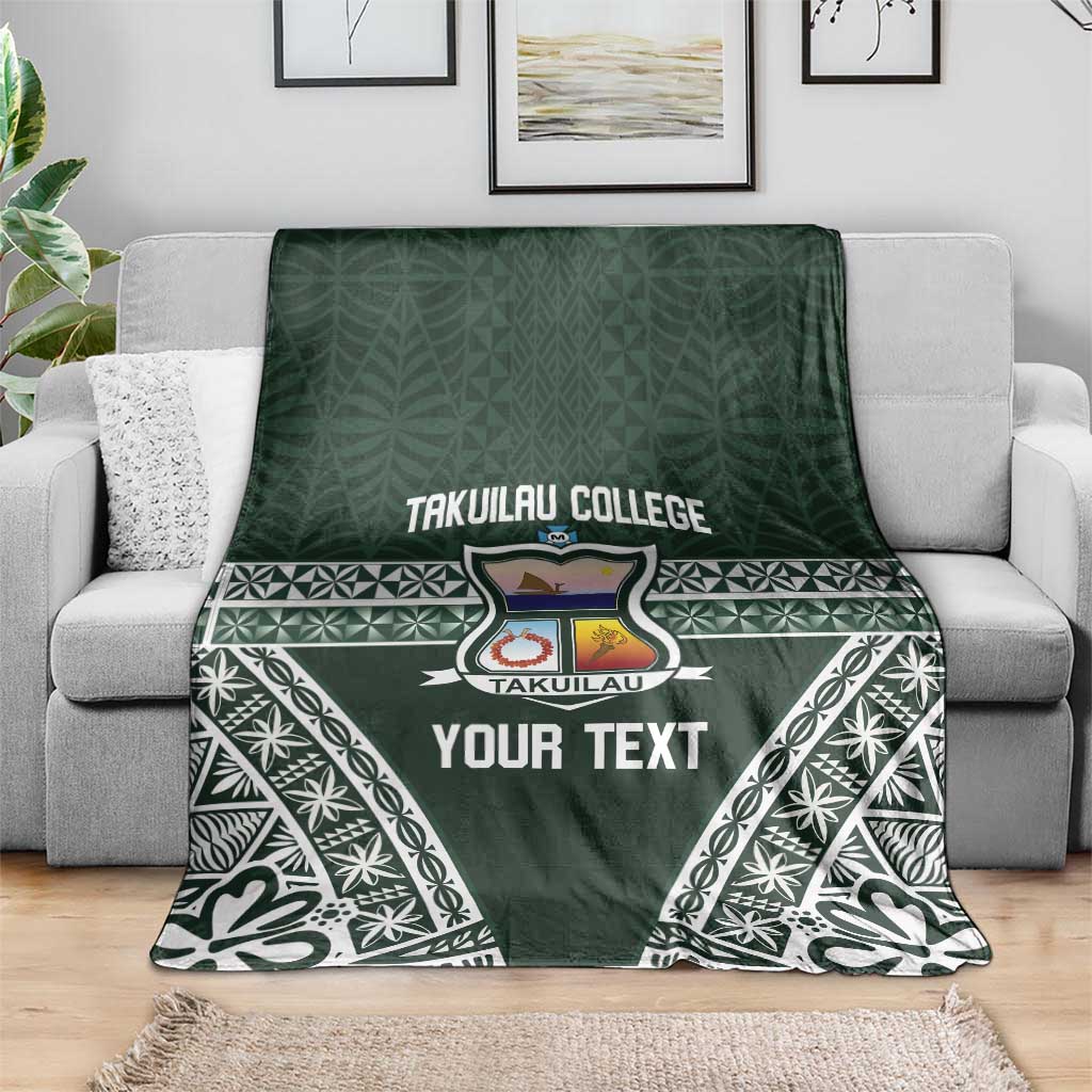 Personalised Tonga Takuilau College Blanket 50th Anniversary Ngatu Kupesi - Polynesian Pride