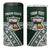 Personalised Tonga Takuilau College 4 in 1 Can Cooler Tumbler 50th Anniversary Ngatu Kupesi - Polynesian Pride