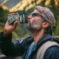 Personalised Tonga Takuilau College 4 in 1 Can Cooler Tumbler 50th Anniversary Ngatu Kupesi - Polynesian Pride