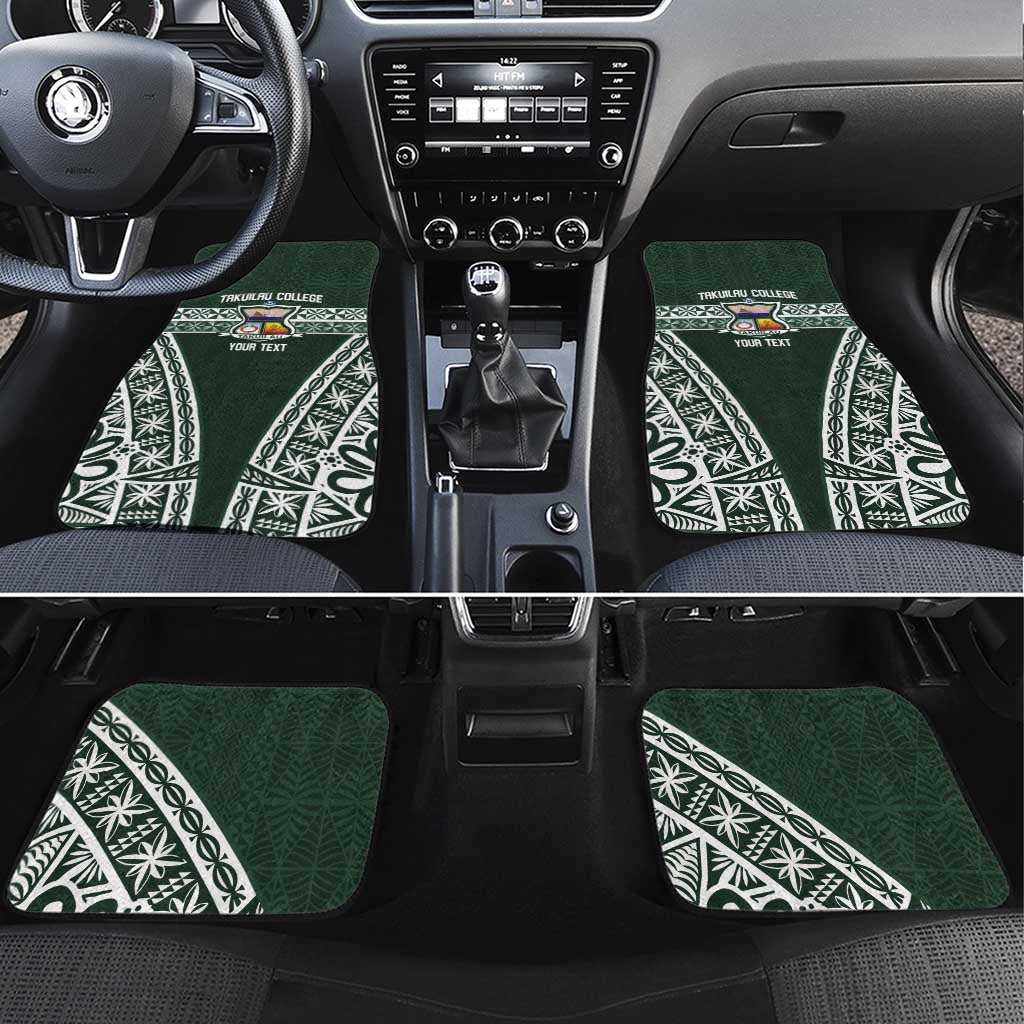 Personalised Tonga Takuilau College Car Mats 50th Anniversary Ngatu Kupesi - Polynesian Pride